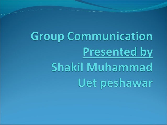Group And Team Communication 33
