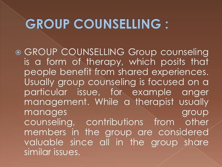 Group Counseling Process 3