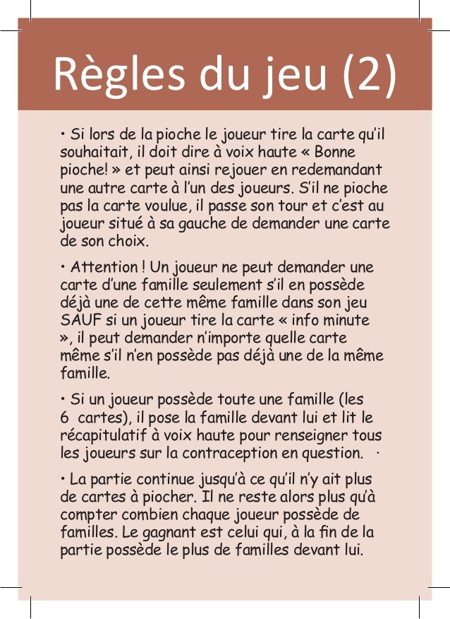 jeu des 7 familles antibébé