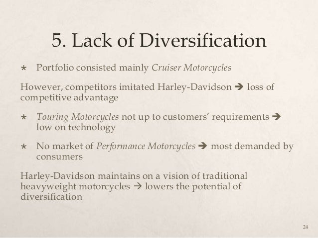 Corporate level diversification strategy harley davidson