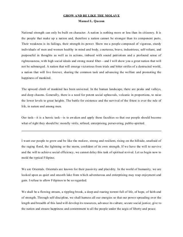 strenghts and weaknesses of manuel l quezon The filipino character, quezon observed, had weaknesses that required critical attention—its easy-going parasitism and social inefficiency these are barriers to the education or development of the filipinos for better citizenship. strenghts and weaknesses of manuel l quezon The filipino character, quezon observed, had weaknesses that required critical attention—its easy-going parasitism and social inefficiency these are barriers to the education or development of the filipinos for better citizenship.