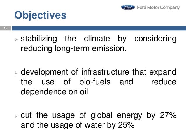 Ford motor company case study strategic management