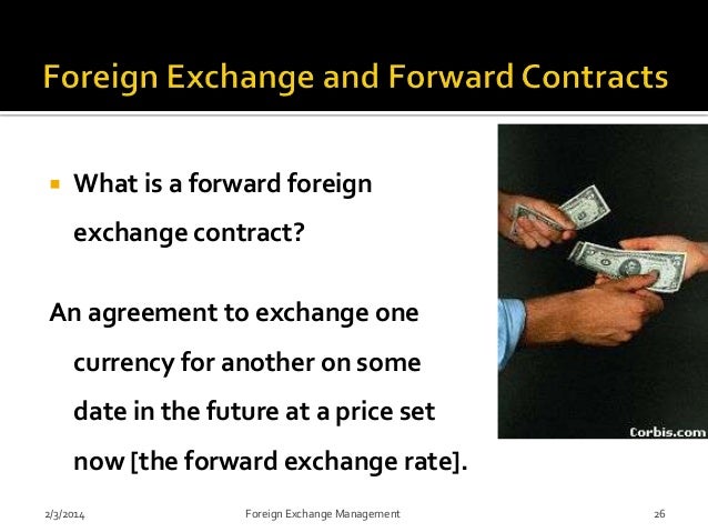forex forward contract rates
