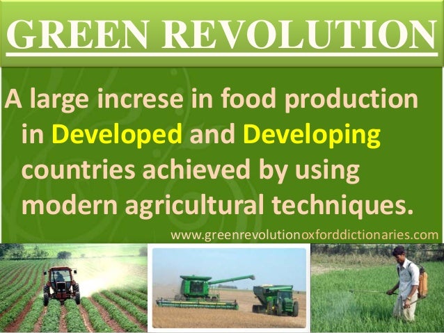 Green revolution essay