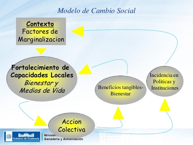 Modelos Teóricos Psicología Comunitaria: Modelo Cambio Social