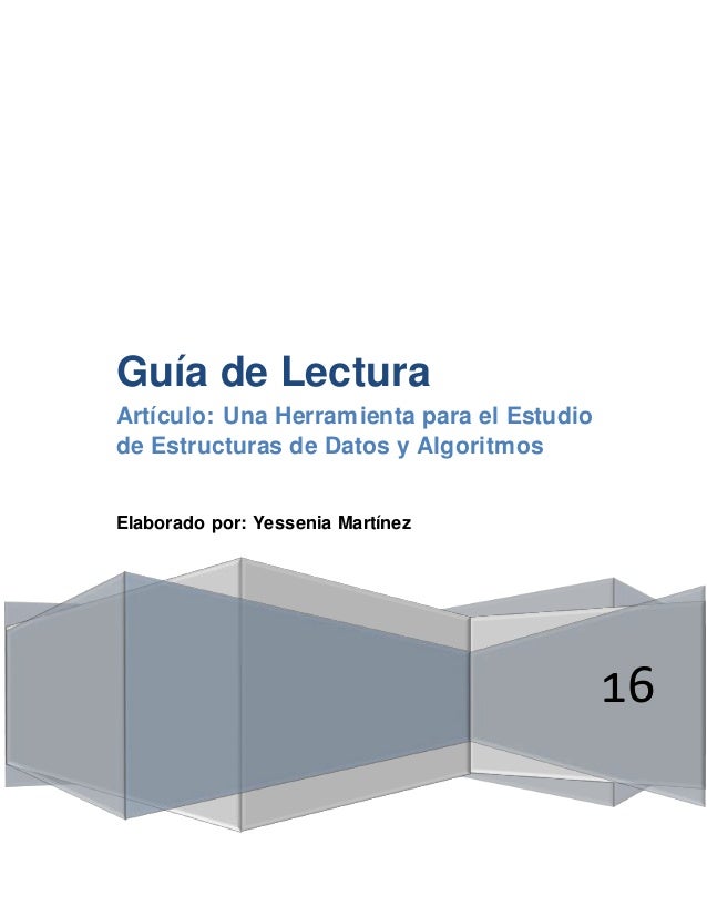 GUIA DE LECTURA guia de lectura: