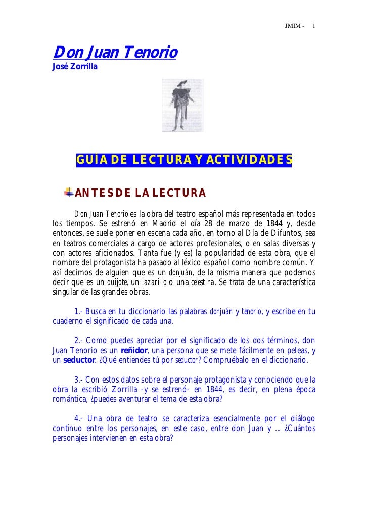 GUIA DE LECTURA guia de lectura: