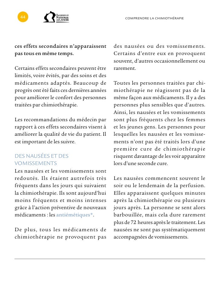 Chimiothérapie Mucite