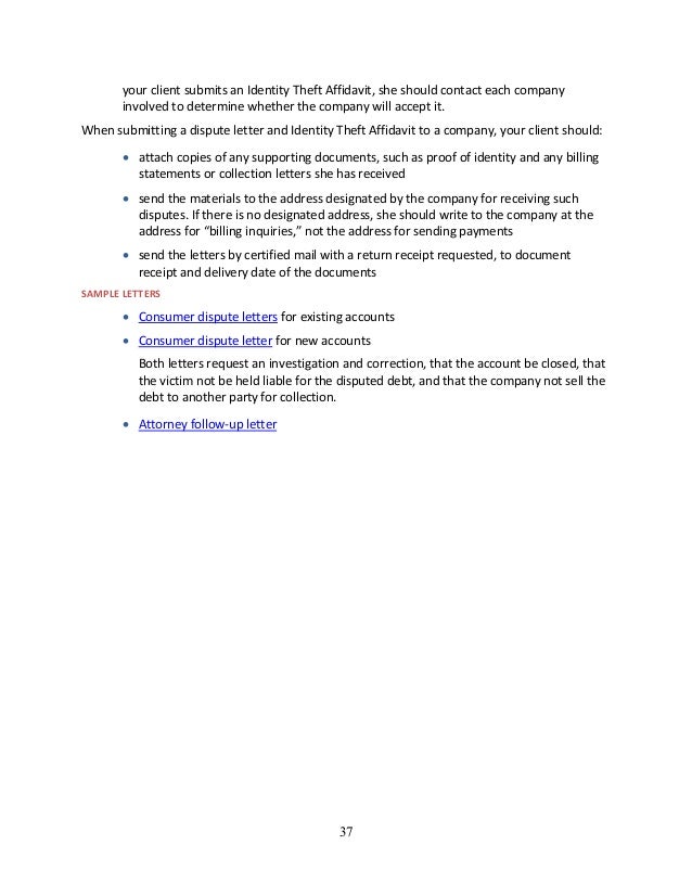 Ftc Sample Letter Ftc Sample Letter