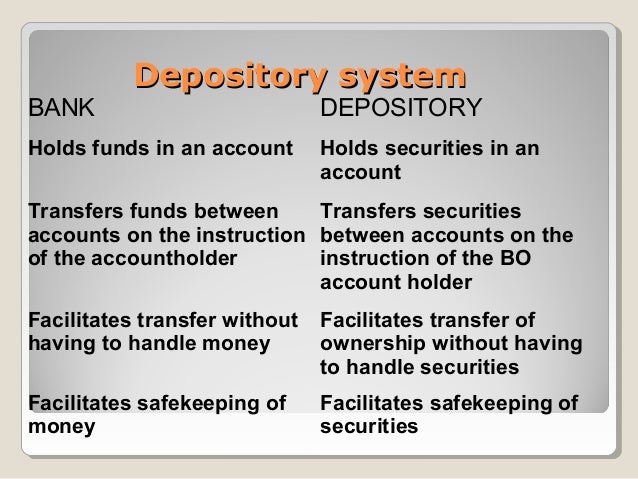 Trading and settlement system of otcei