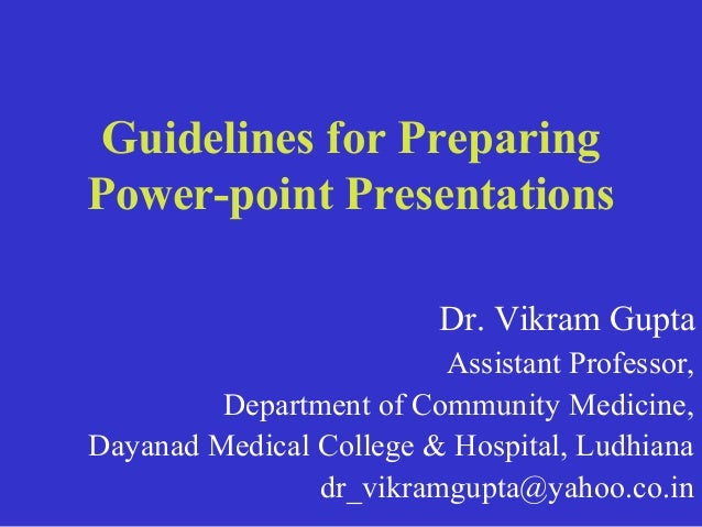 ppt presentation rules