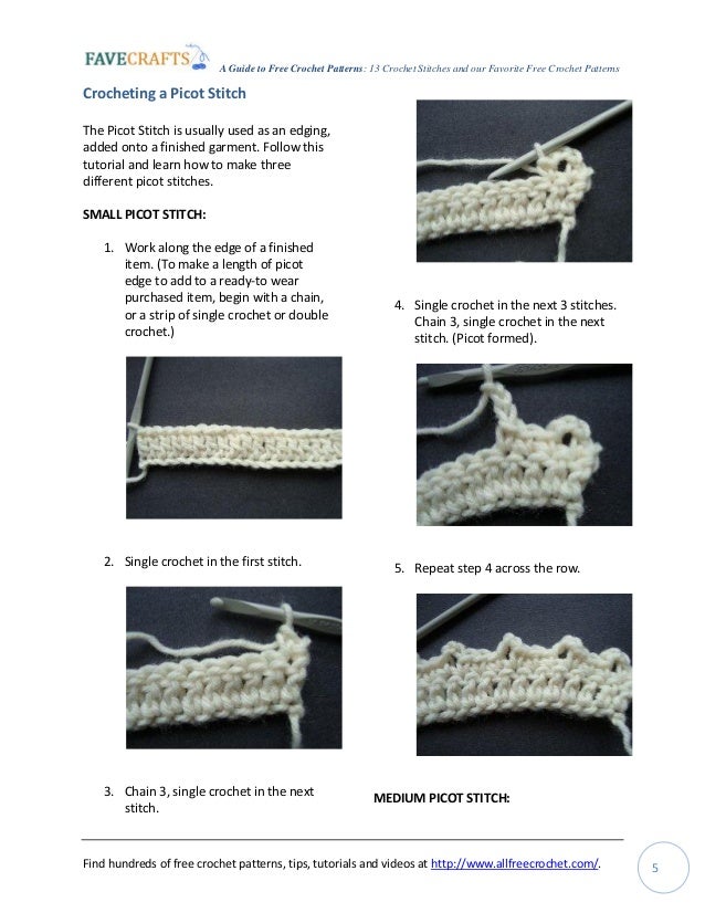 guide to free crochet patterns 13 crochet stitches and