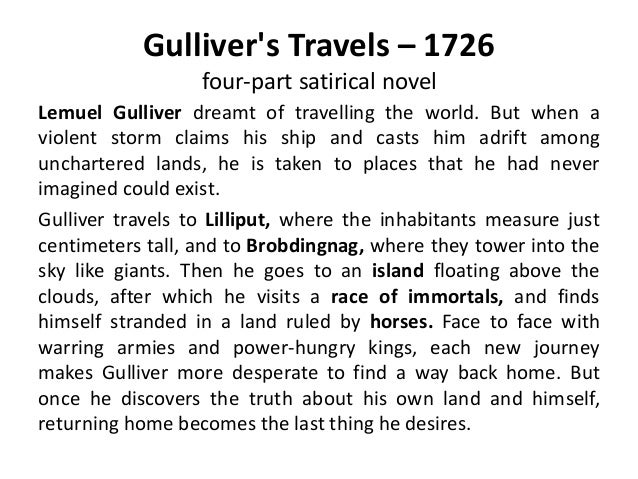 Gullivers travel sparknotes