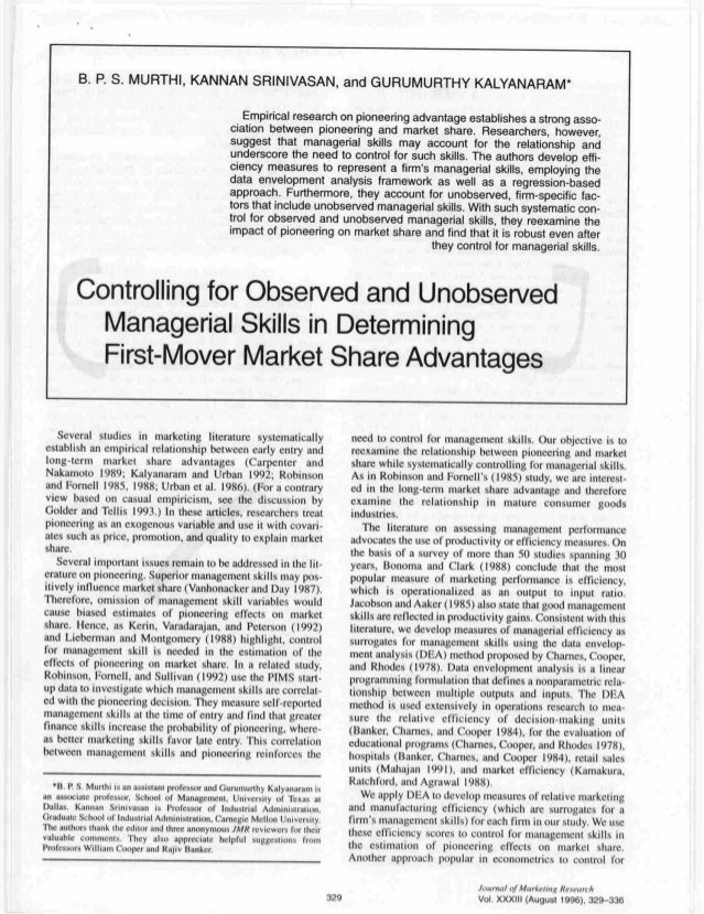 Journal of marketing research