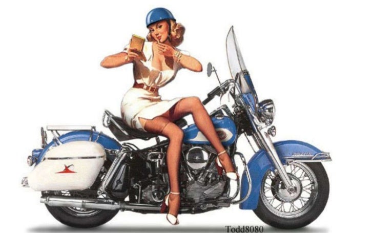 Download this Harley Davidson Pin Girls picture