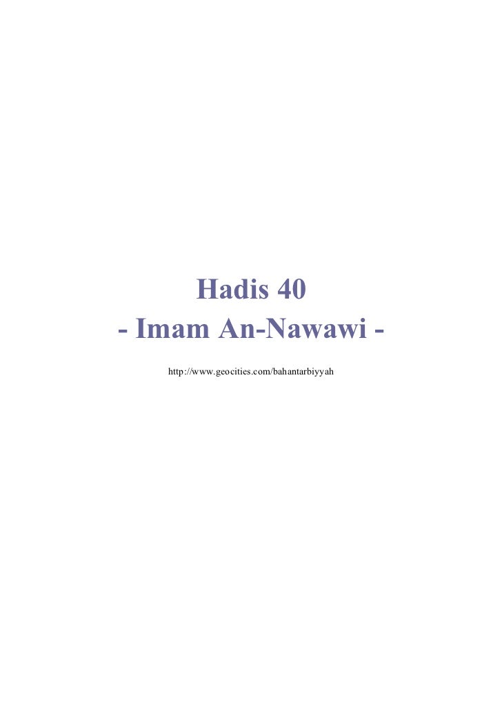 Wird Al Imam An Nawawi Pdf