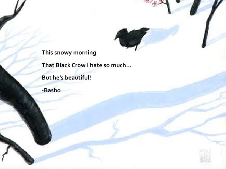 The three black crows poem summary
