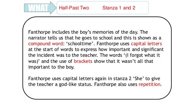 Half past two - U.A. Fanthorpe