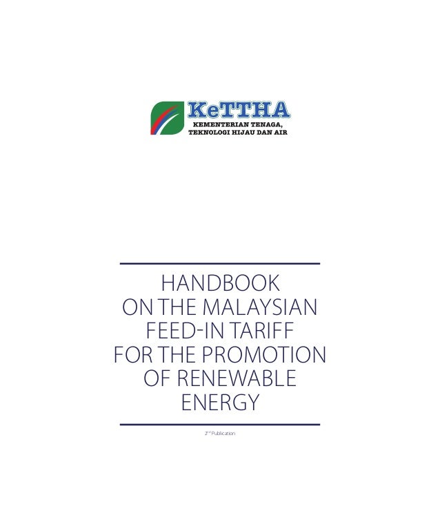 Handbook - Malaysia Solar FiT feed-in-tariff - renewable energy - Eco 