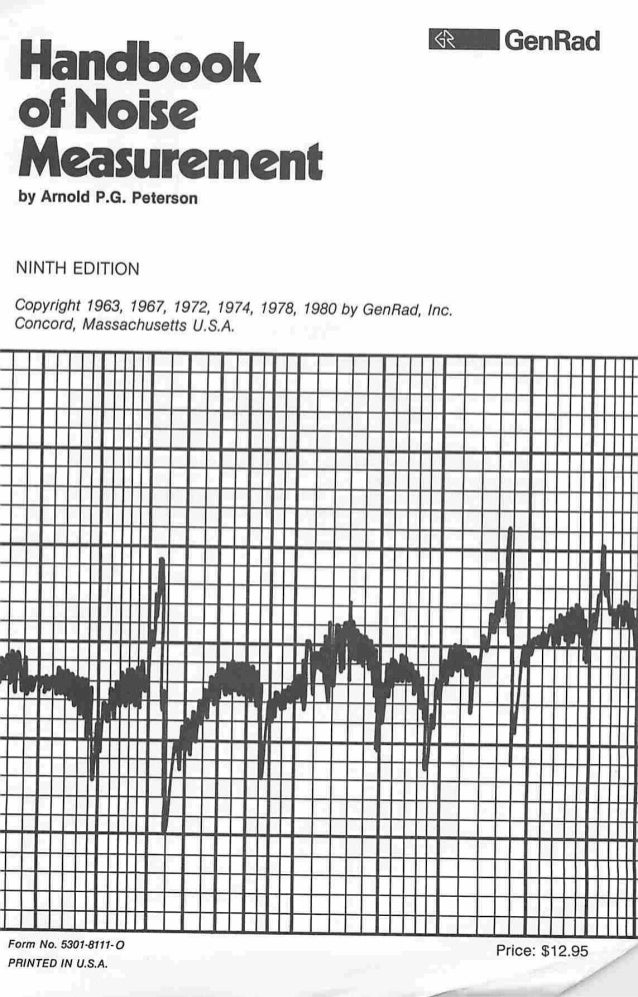 Handbook noise measurement