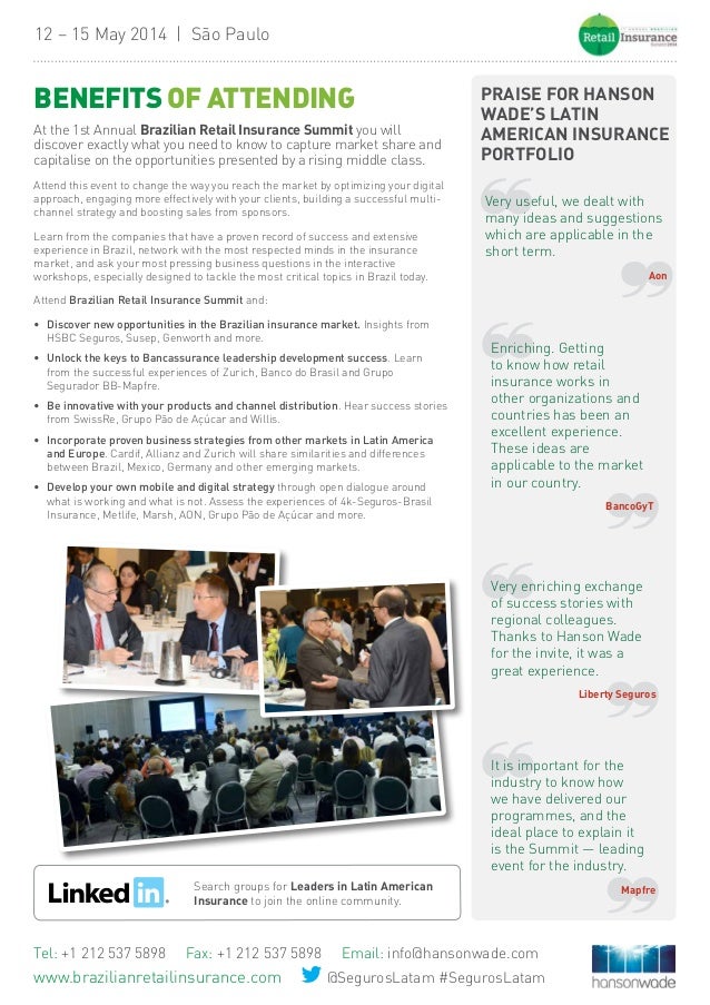 Brazilian Retail Insurance Summit