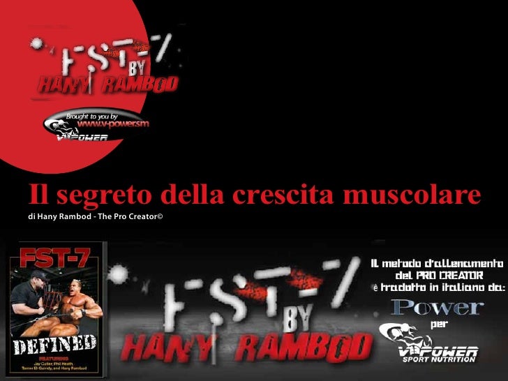 Hany Rambod FST 7 Training