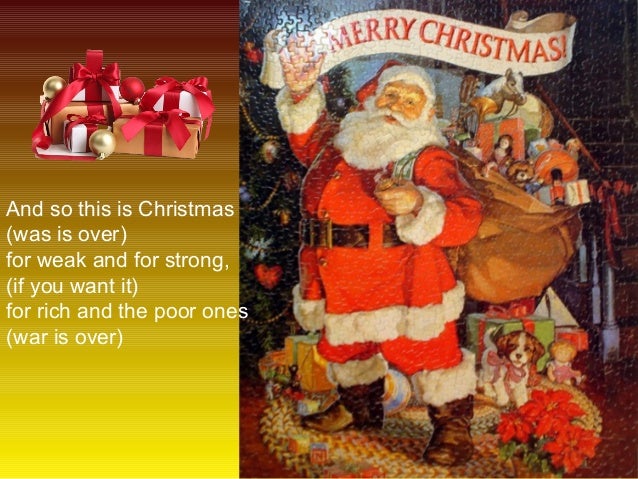 Happy christmas (war is over) - John Lennon