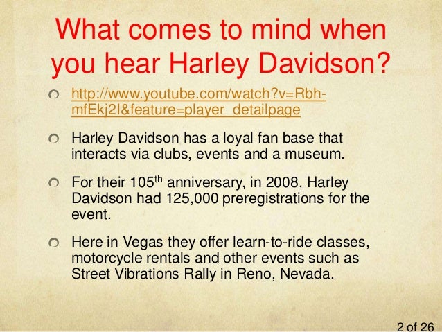 harley davidson case study