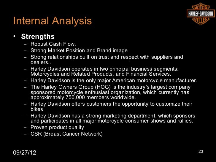 micro environmental analysis of harley davidson Swot analysis of harley davidson presents the various strengths, weaknesses, opportunities and threats of the brand harley davidson with its strong image of quality and 'freedom' harley has. micro environmental analysis of harley davidson Swot analysis of harley davidson presents the various strengths, weaknesses, opportunities and threats of the brand harley davidson with its strong image of quality and 'freedom' harley has.