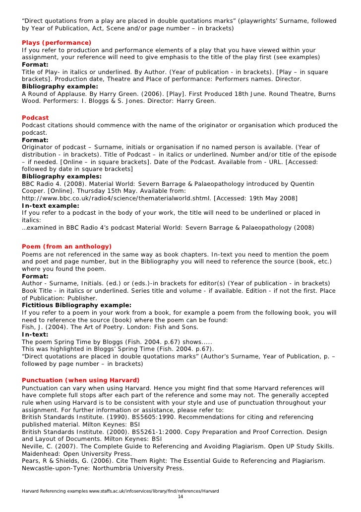 Uk essays harvard referencing