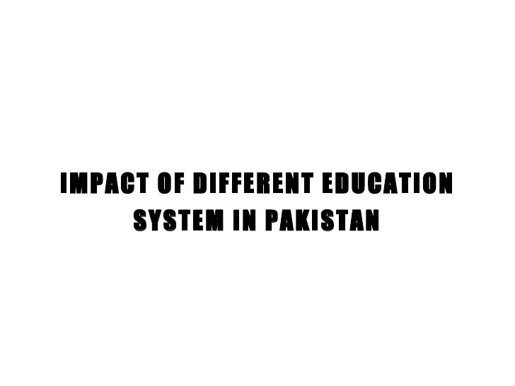 Essay on critical analysis of education system in pakistan