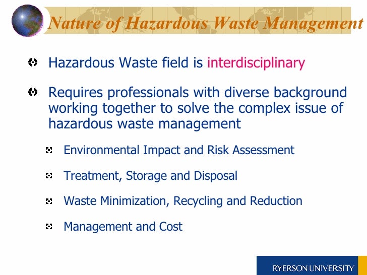 Hazardous Waste Management