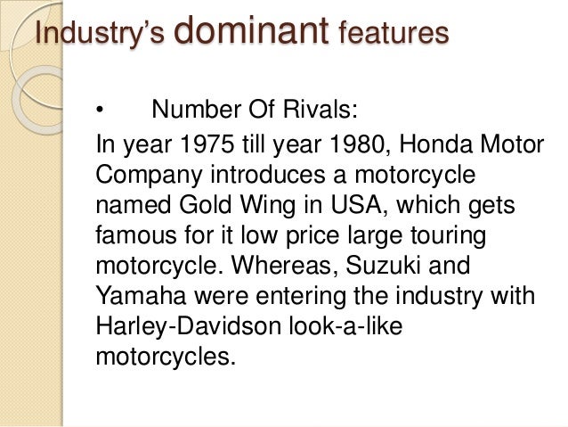 Harley davidson and honda case study #2