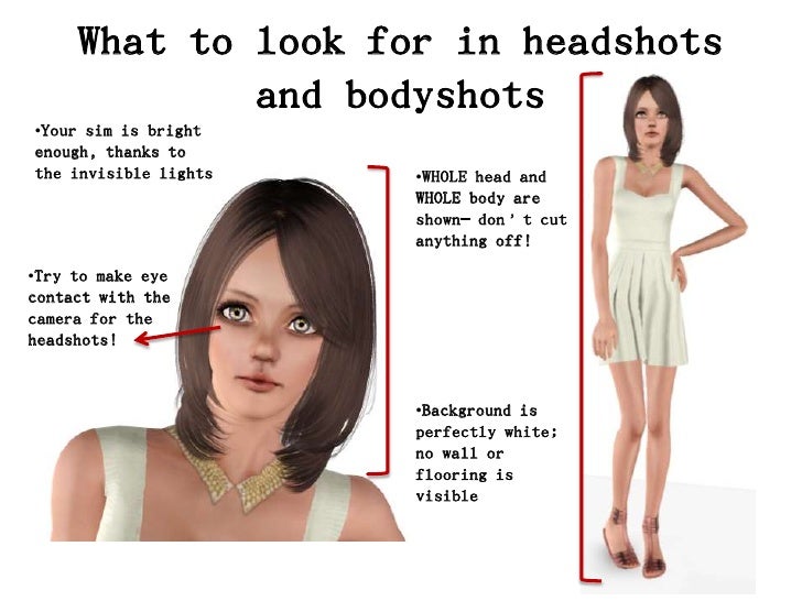 Modeling 101 headshots and bodyshots