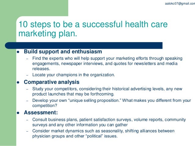 business plan healthcare ppt