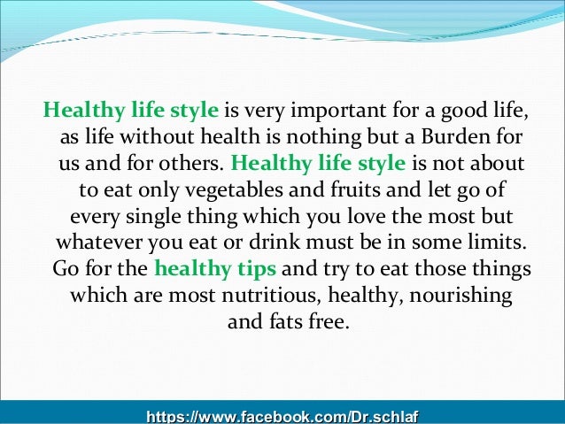 health tips for good health