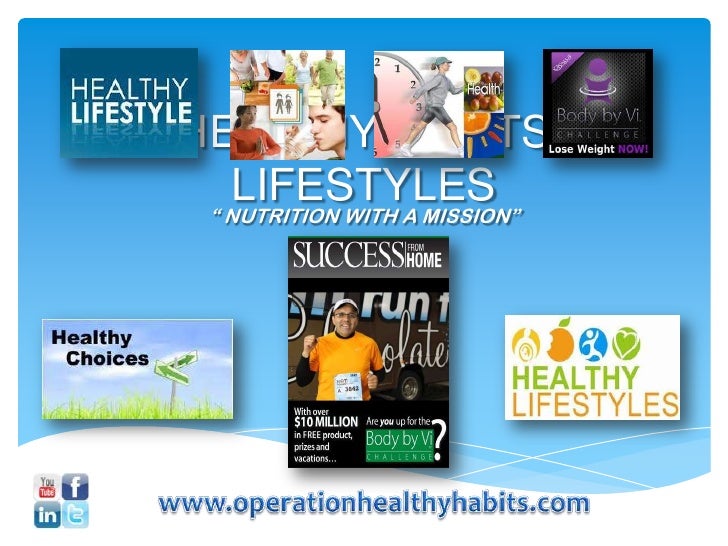 Healthy habits lifestyle
