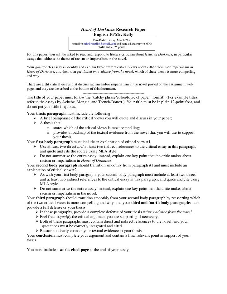 Of Darkness Research Paper Topics of darkness research paper Of Darkness Research Paper Topics of darkness research paper
