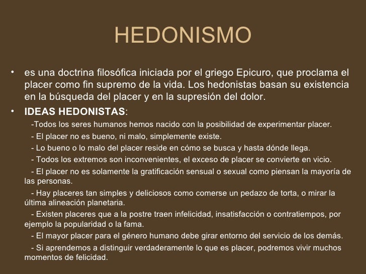 Hedonismo