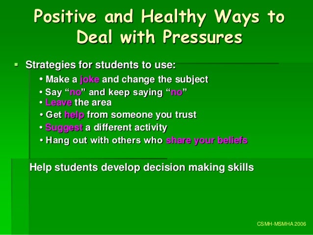 The effects of peer pressure essay