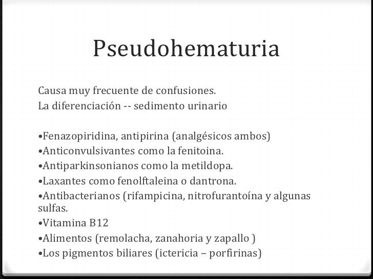 Hematuria