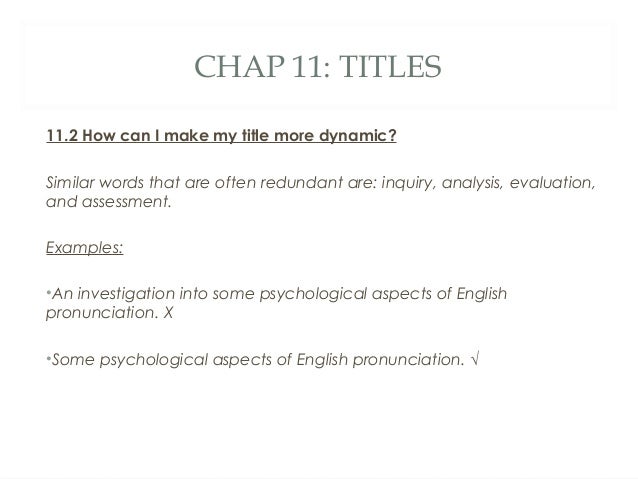 Psychology Research Paper Outline