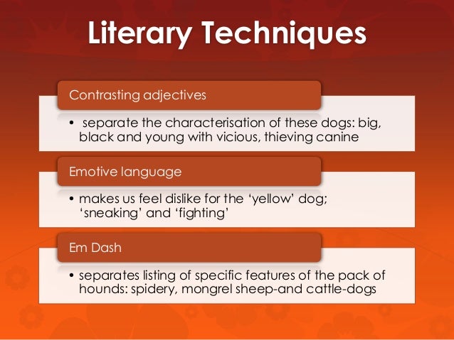 Henry Lawson the loaded dog techniques Henry Lawson the loaded dog techniques
