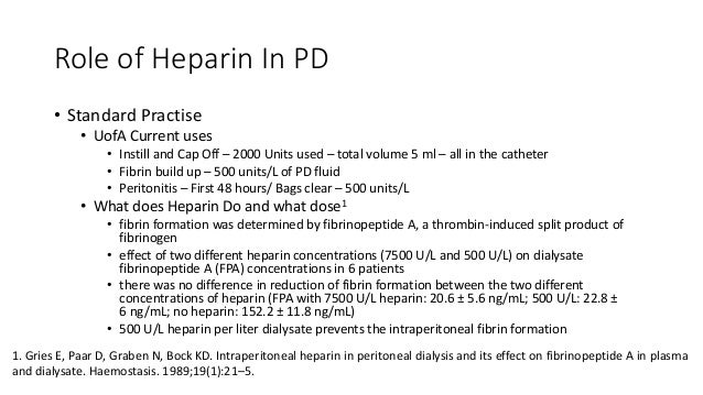 Peritoneal Dialysis Fibrin