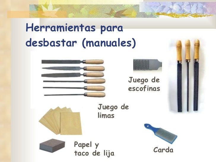 Herramientas Para Madera