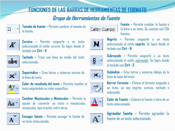 HERRAMIENTAS DE WORD 2007 herramientas de word 2007:
