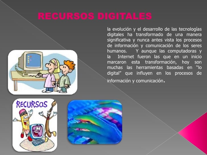 Herramientas y recursos digitales