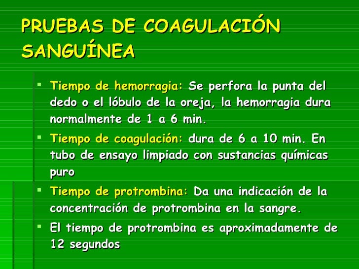 Hemostasia Y Coagulacion Sanguinea