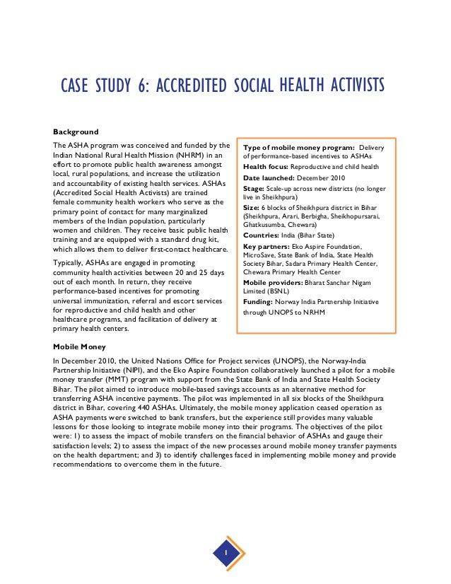 Case study on health insurance in india