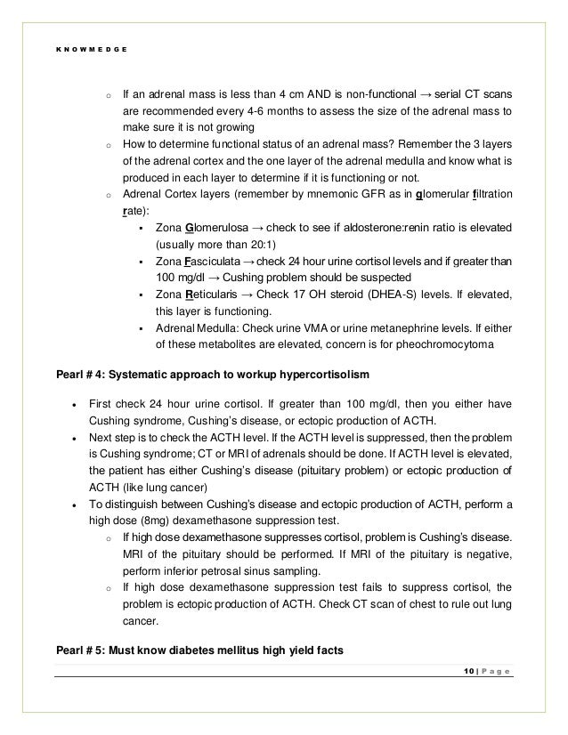 High-Yield Internal Medicine Board Review Pearls High-Yield Internal Medicine Board Review Pearls